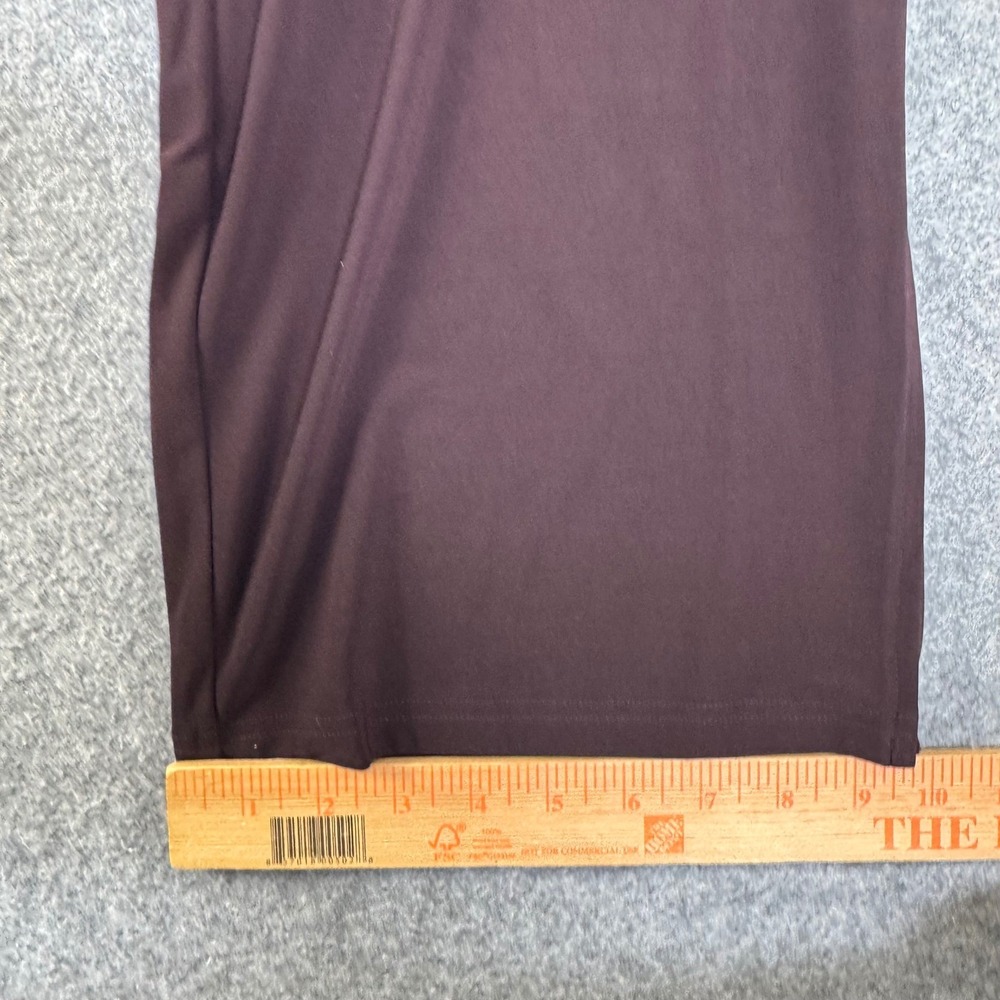 Sympli Side Slit Wide Pant Currant Purple High Rise Jersey Trousers Size 6 NEW - Picture 8 of 10